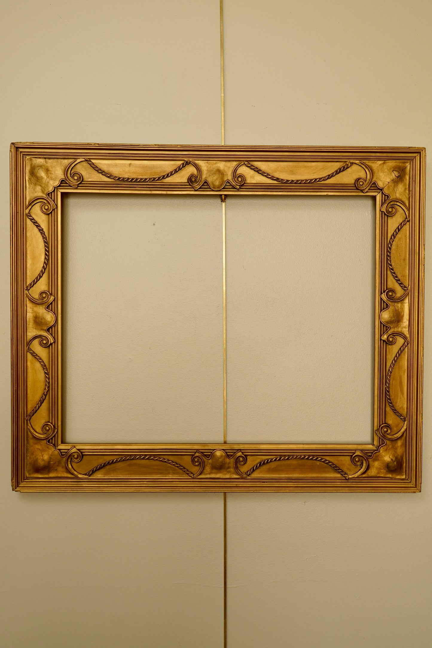 Antique French Gilt Picture Frame, Art Nouveau, Circa 1900