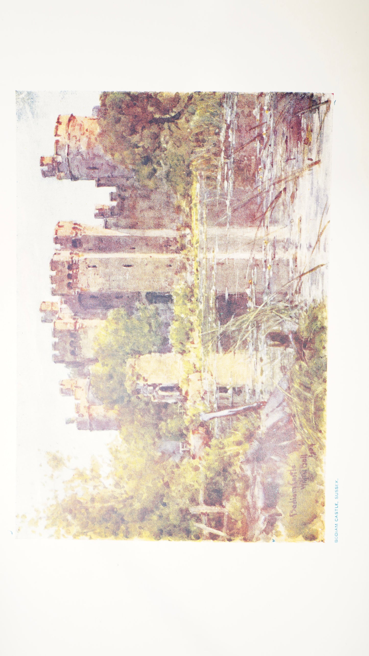 Antique British Castles Charles Ashdown 1911 Illustrated Color Plates