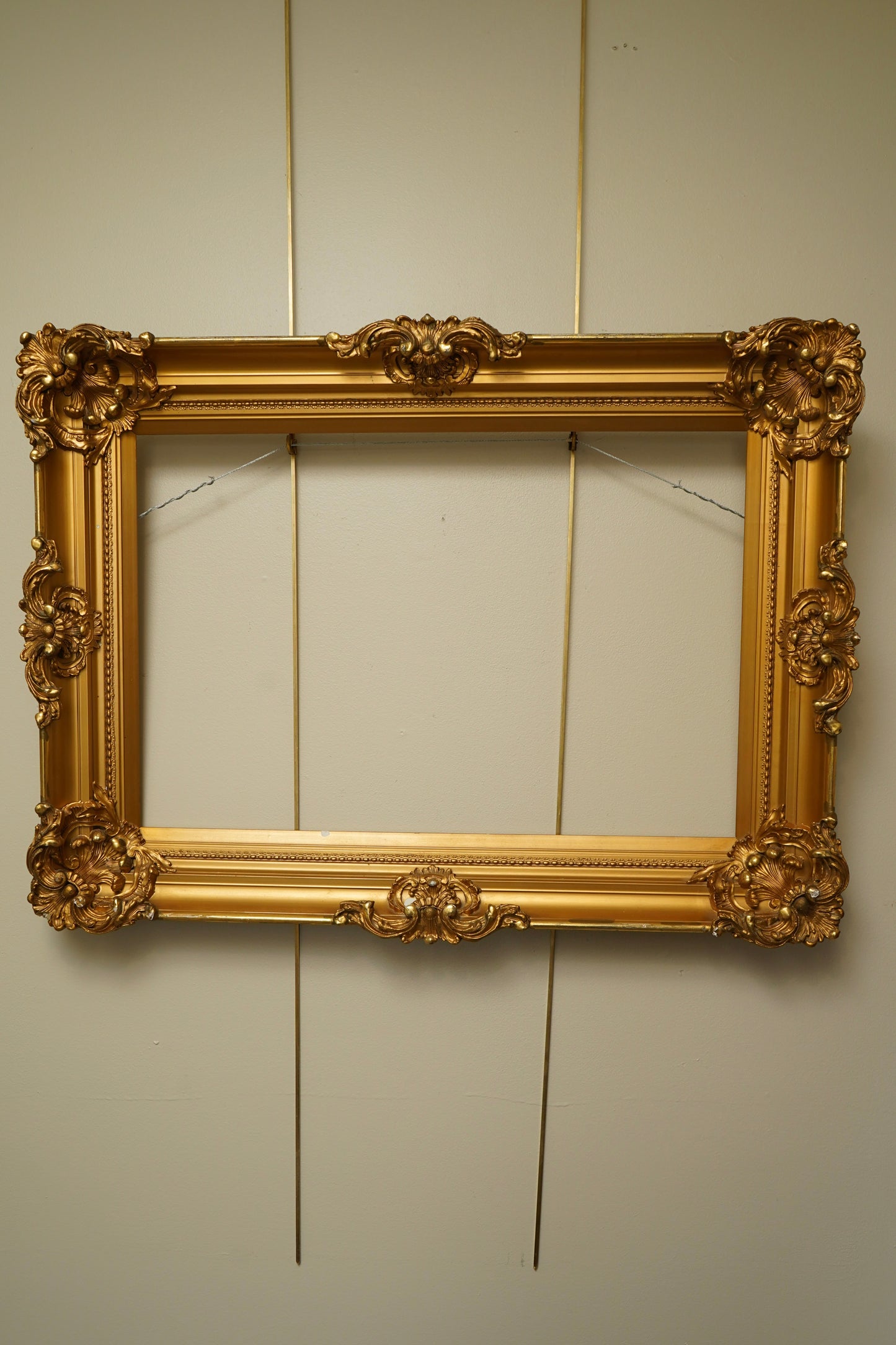 Antique Gilt Picture Frame, Rococo Revival