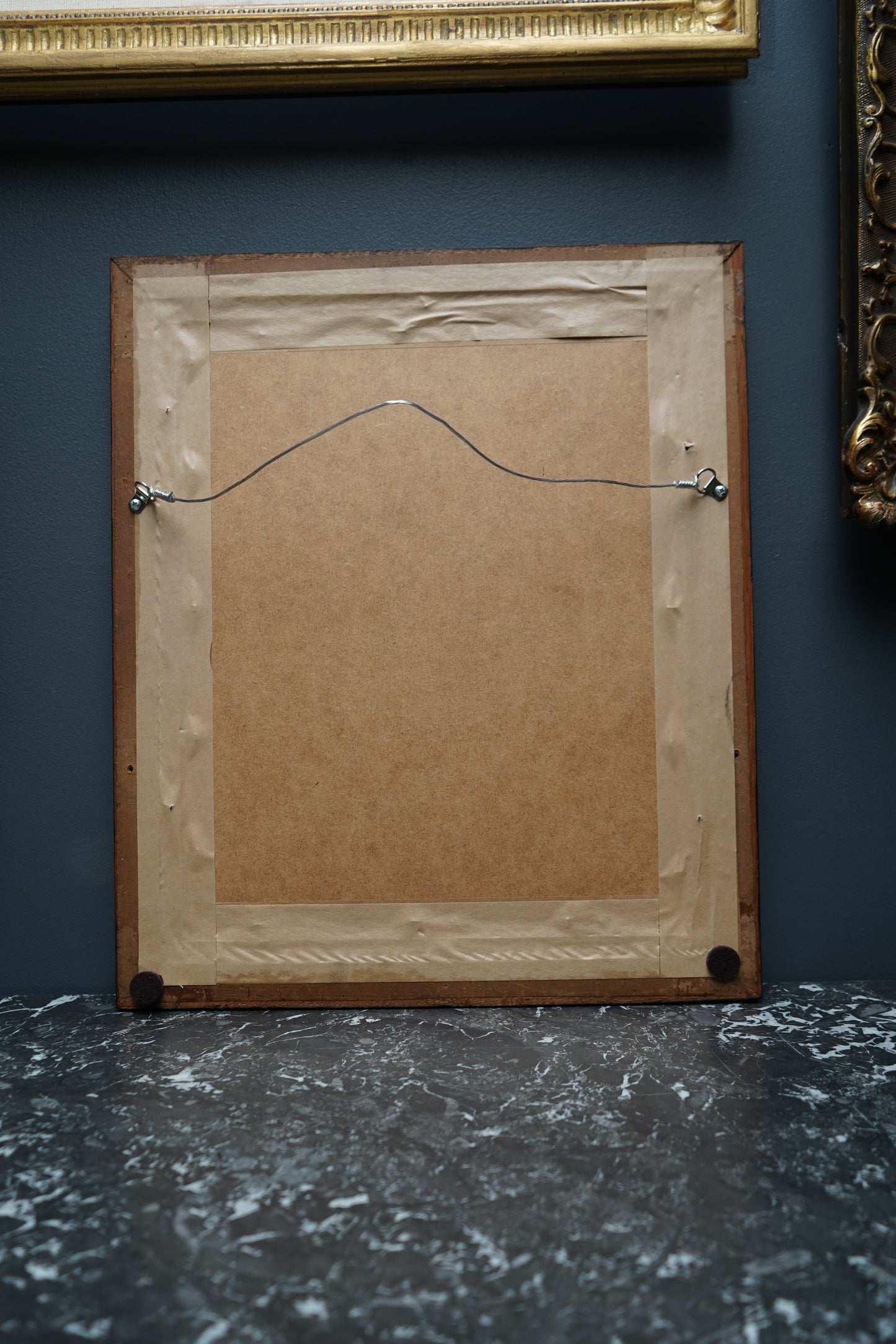 Johann Jakob Frey Engraving “The Triumph of David” after Domenichino | 18th-Century Biblical Print in Black Frame