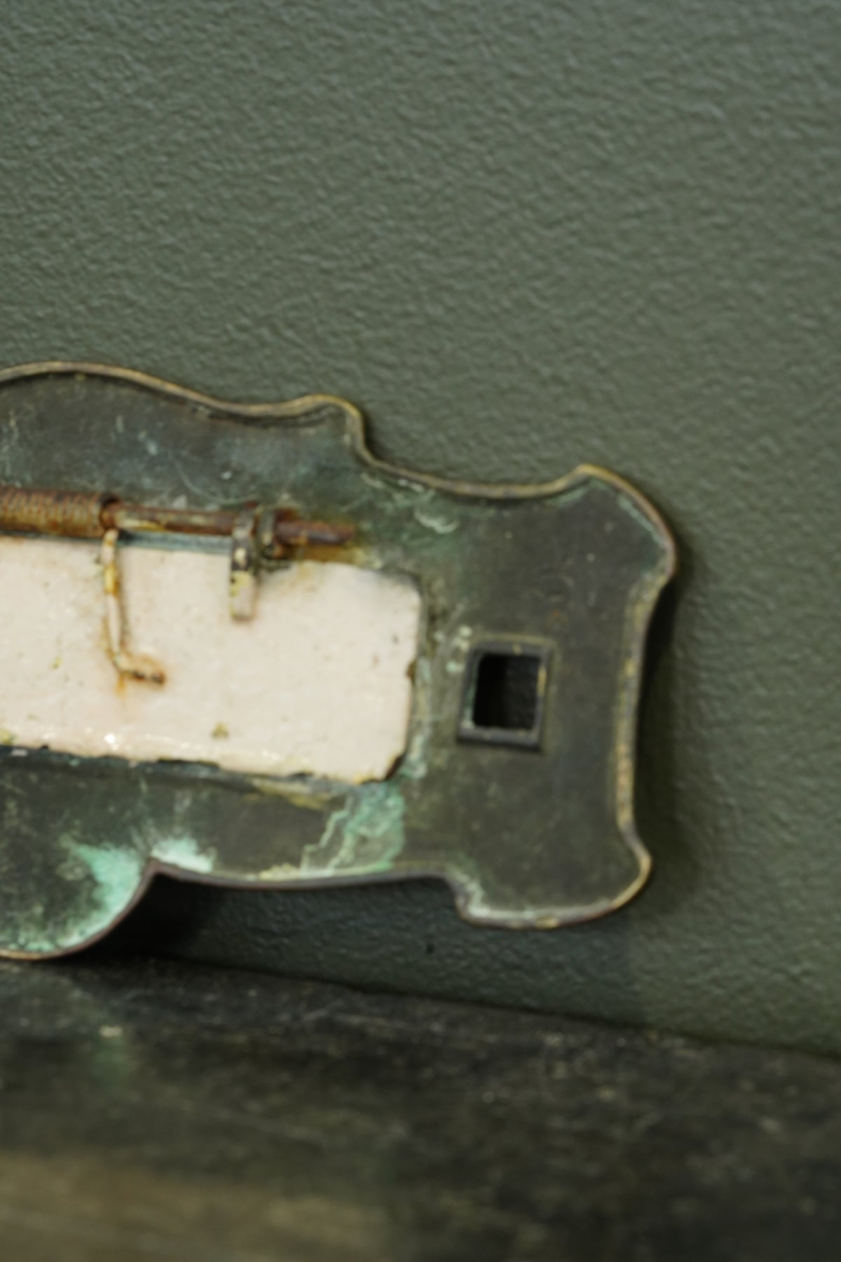 English Brass Letter Plate, Circa 1900