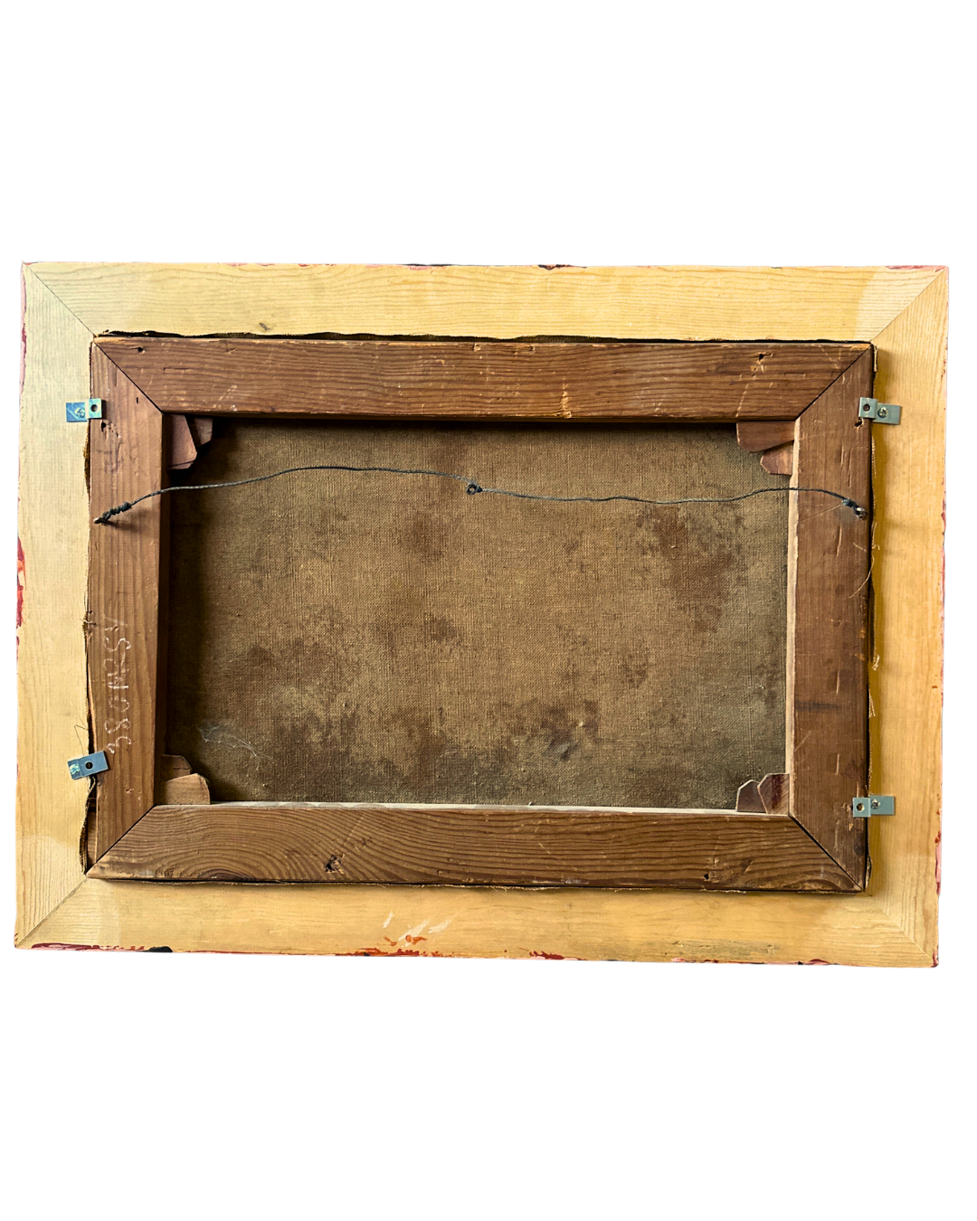 Antique 1905 Oil Painting Still Life with Fruit, Book & Earthenware Jar | Signed K.E.