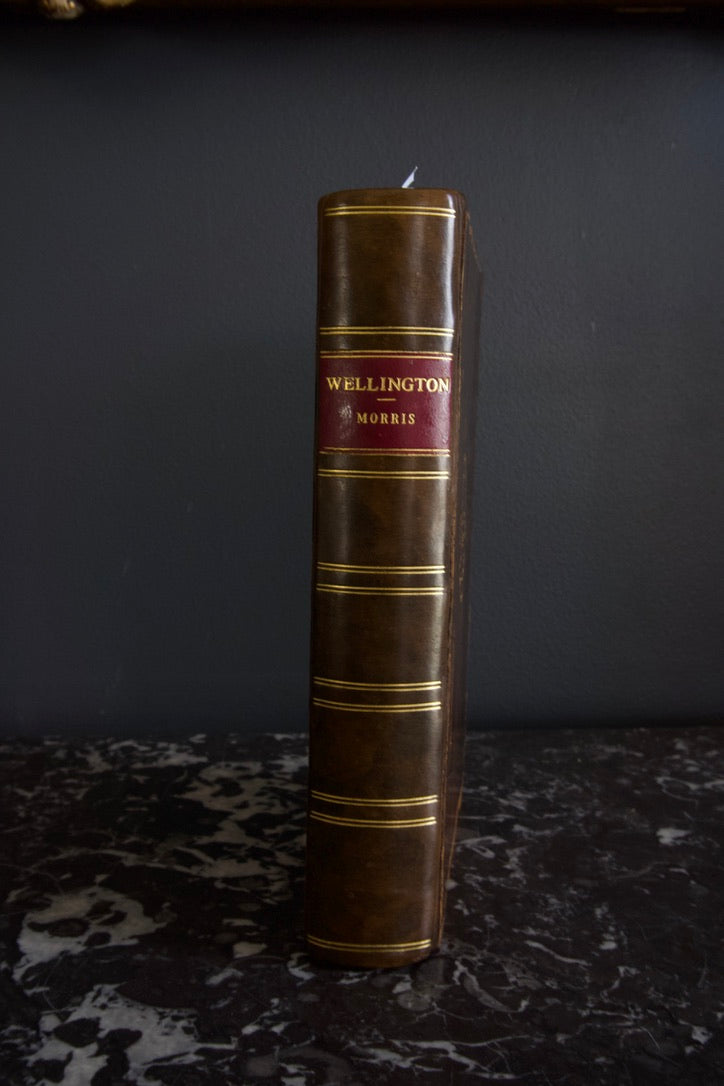 1905 "Wellington" Brown Full Leather Prize Binding Book