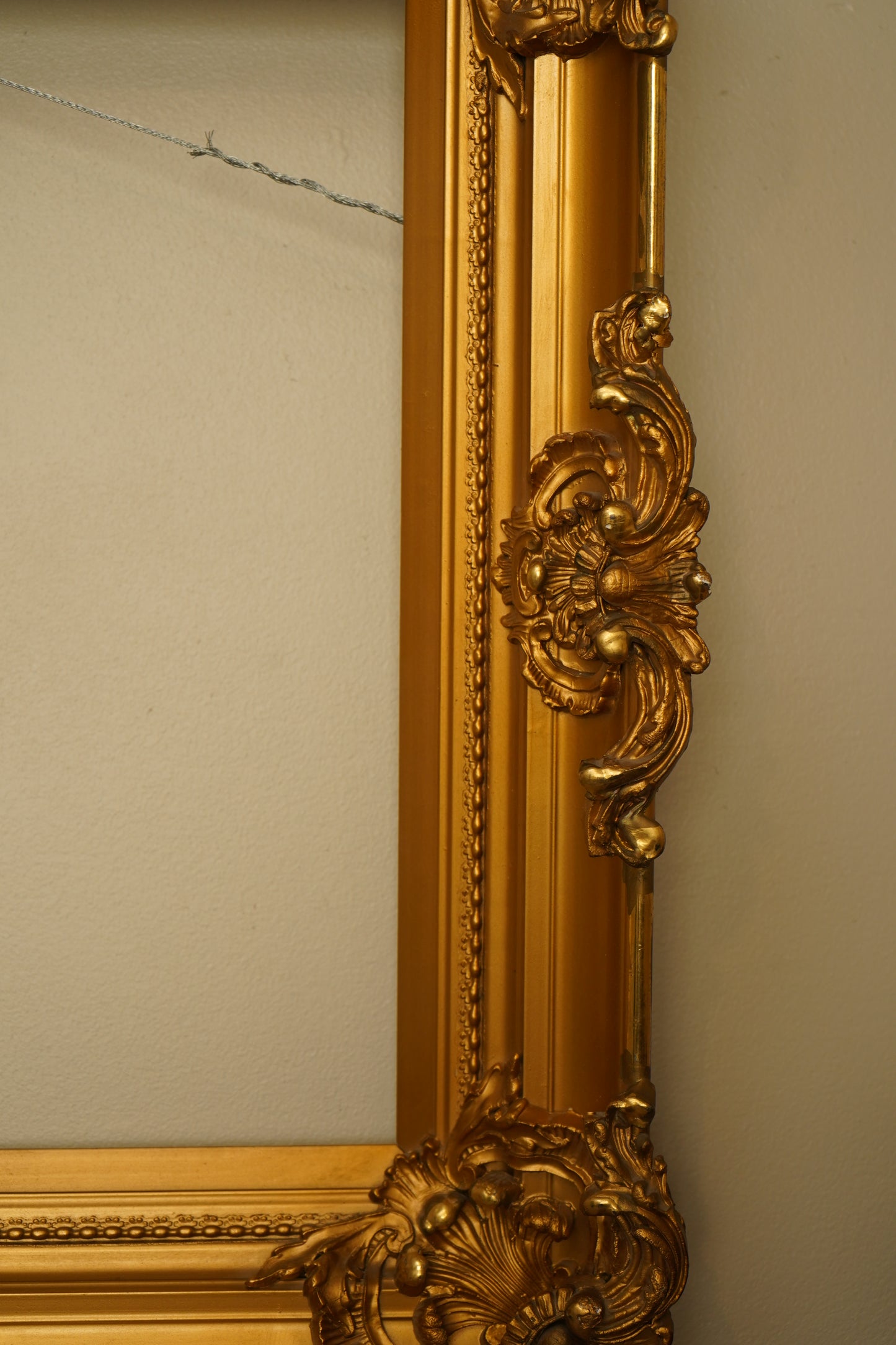 Antique Gilt Picture Frame, Rococo Revival, Circa 1900