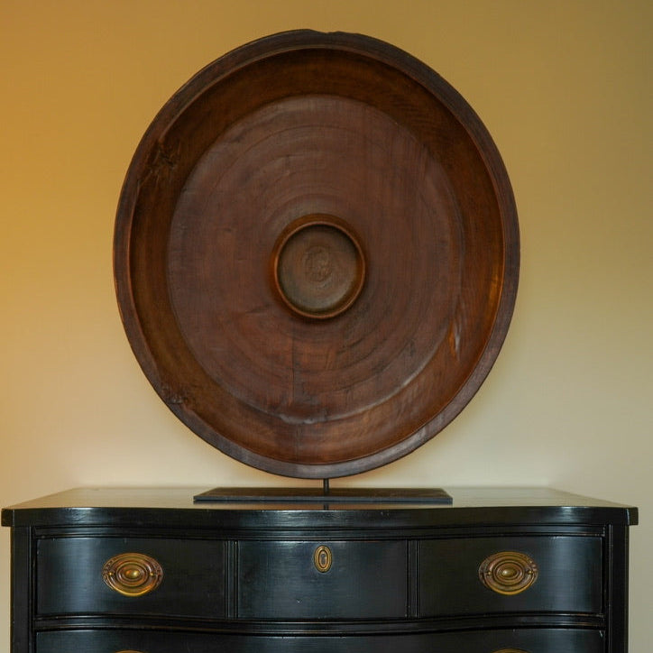 Antique English Carved Oak Sculptural Statement Piece