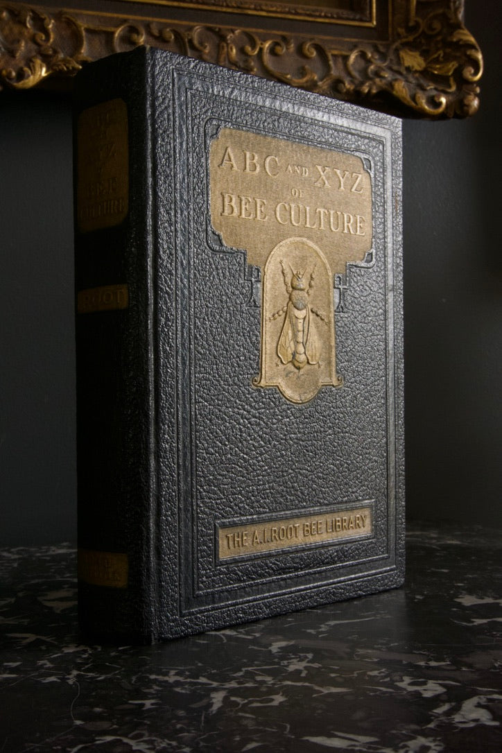 1948 "The ABC and XYZ of Bee Culture" Black Full Leather Book