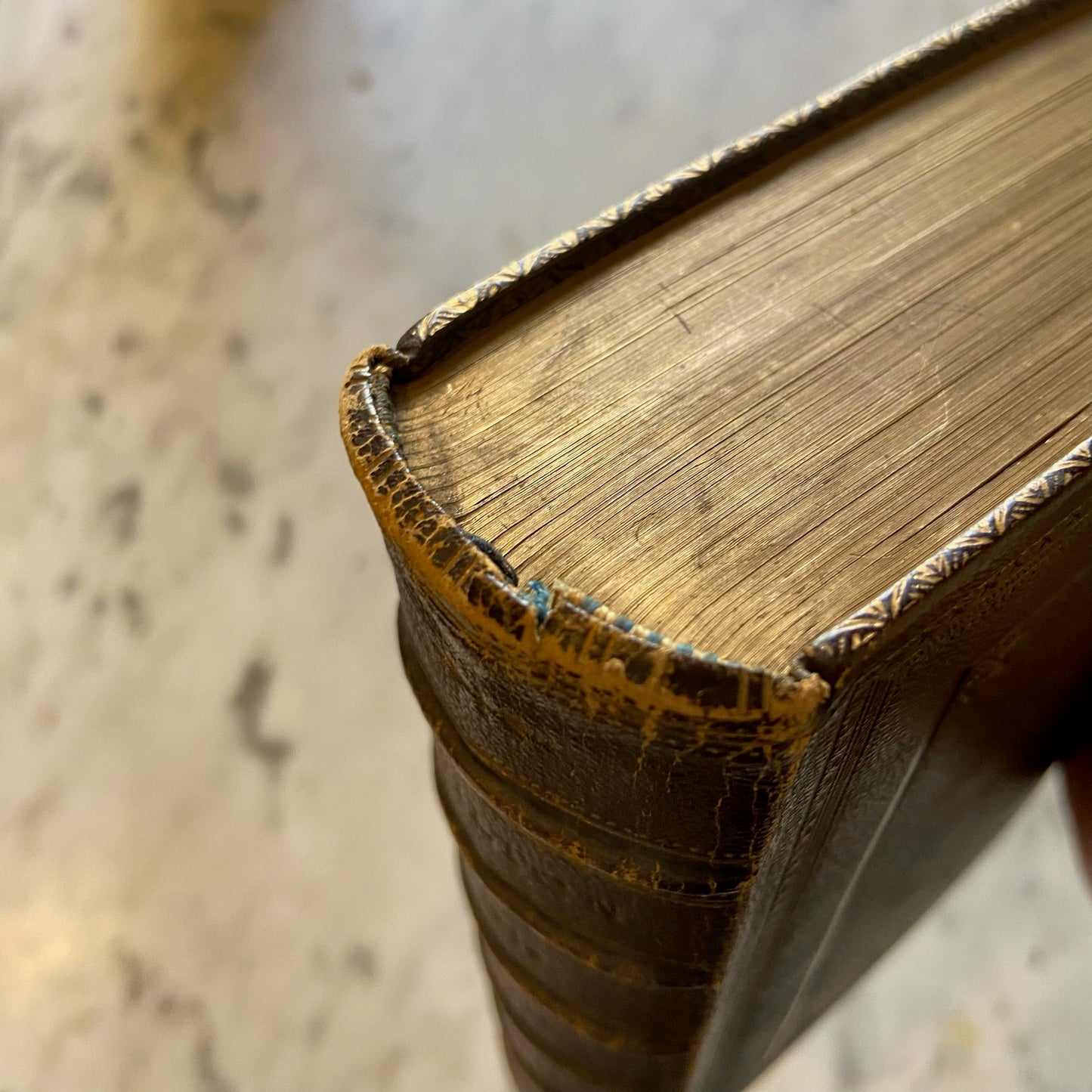 "The Poetical Works of John Milton " Poetry Dark Brown Full Leather Book