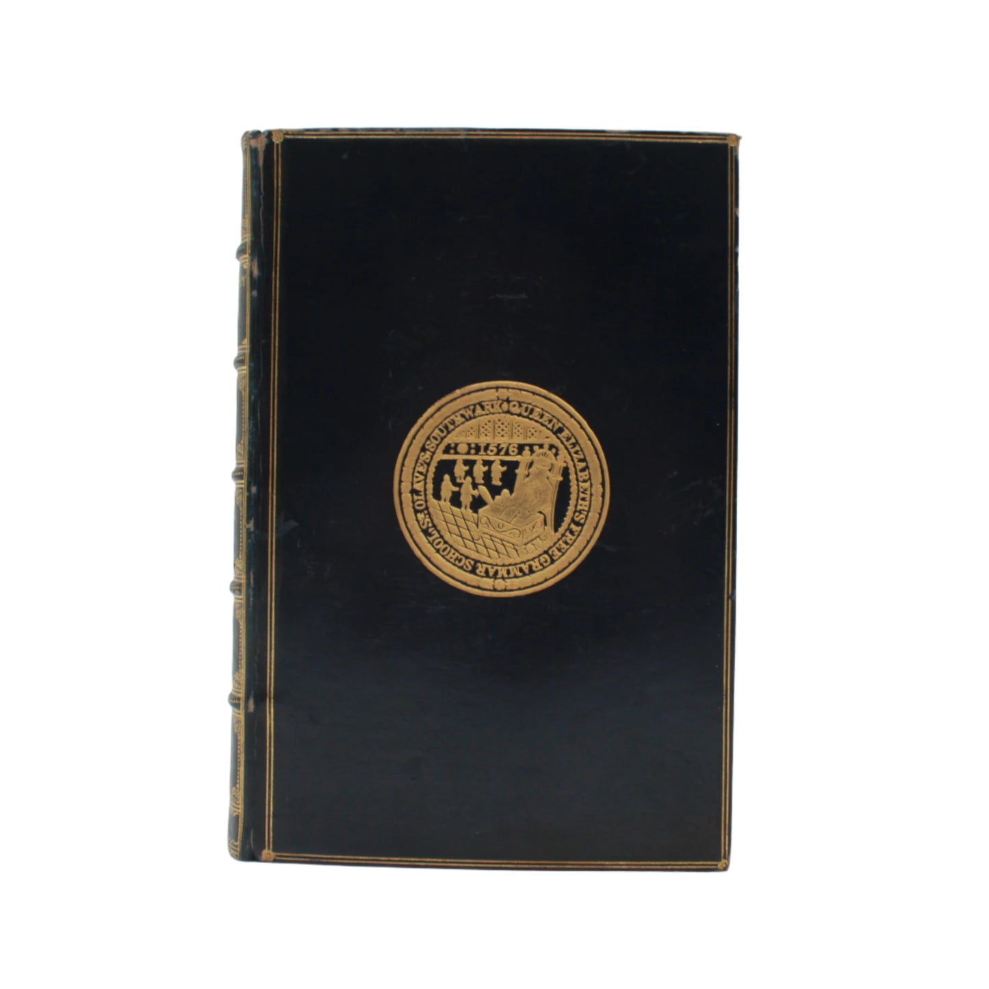 1901 "The Early History of Charles James Fox" Full Blue Leather Prize Binding Book