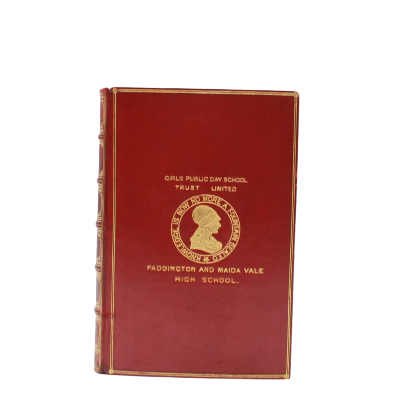 1907 "Lord Macaulay’s Essays and Lays of Ancient Rome" Red Full Leather Book