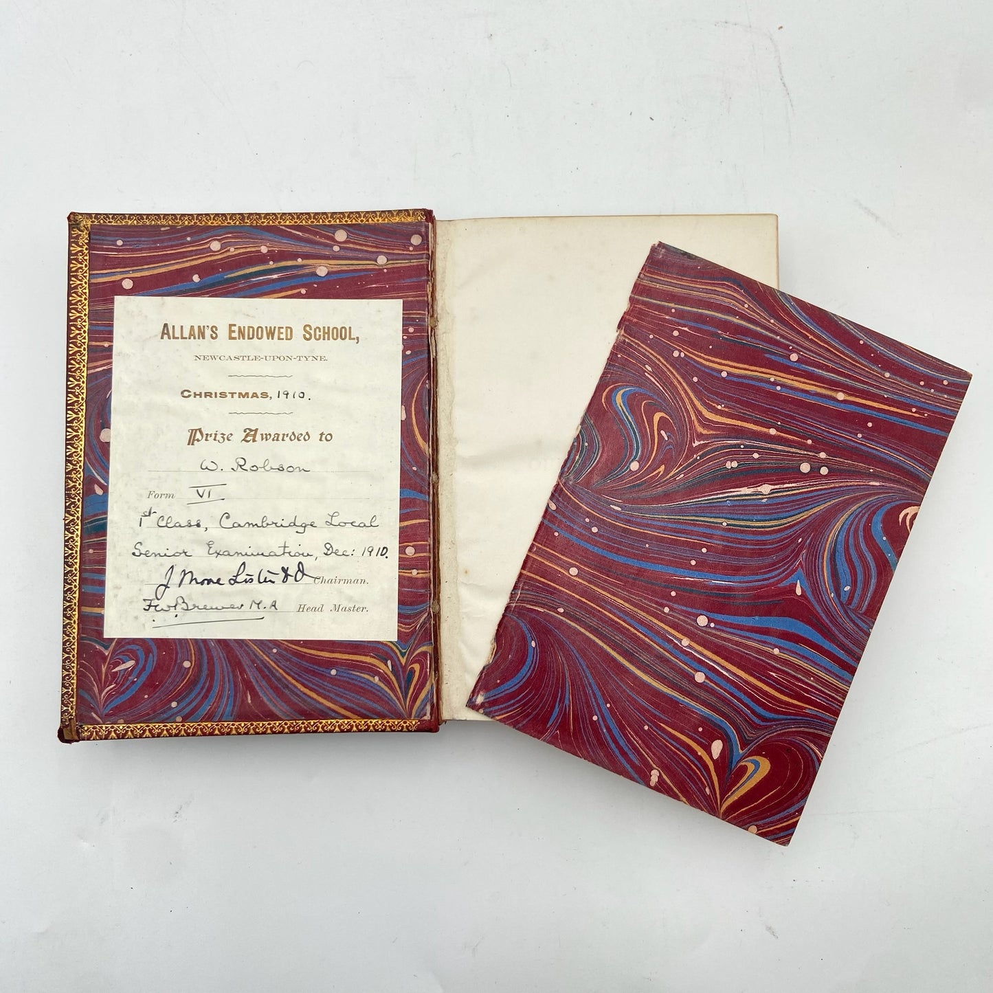 1908 "Short History of Our Own Times from the Accession of Queen Victoria to the Accession of King Edward VII" Full Leather Book