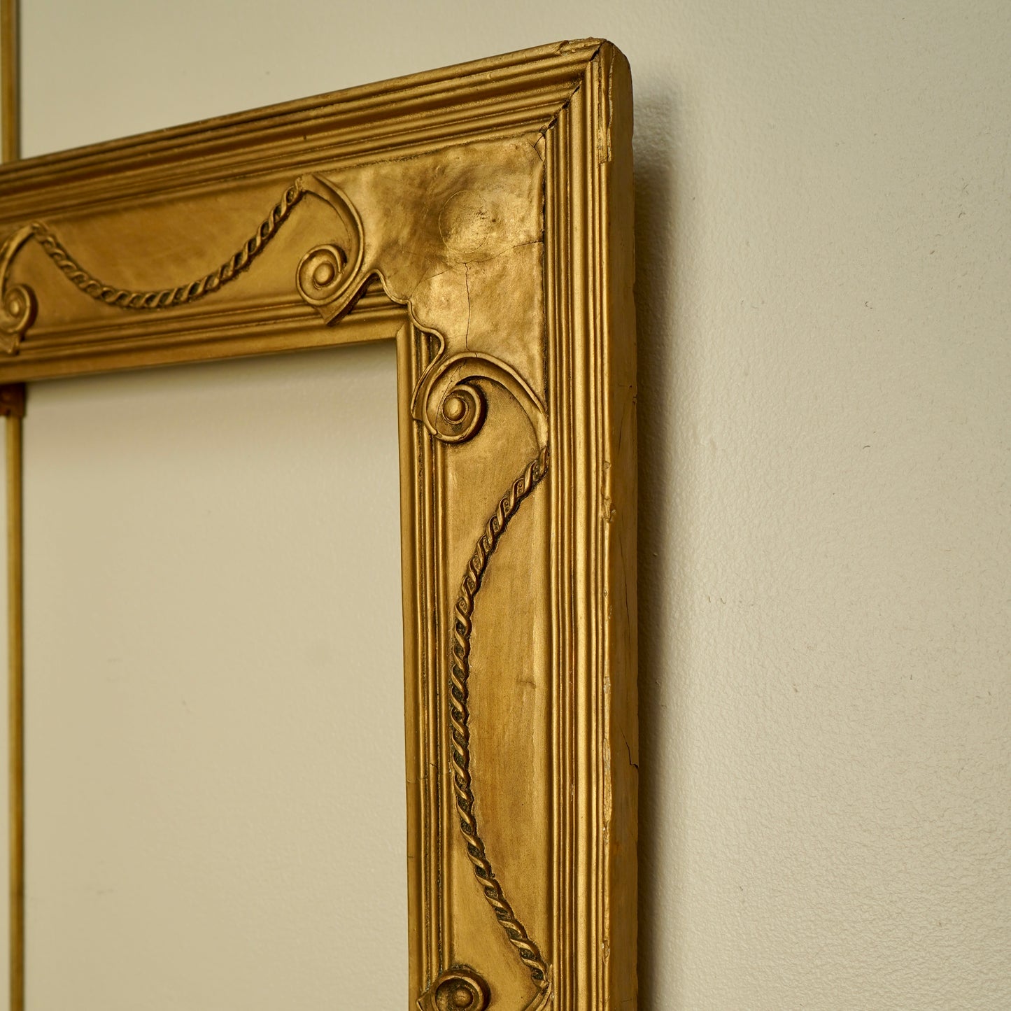 Antique French Gilt Picture Frame, Art Nouveau, Circa 1900