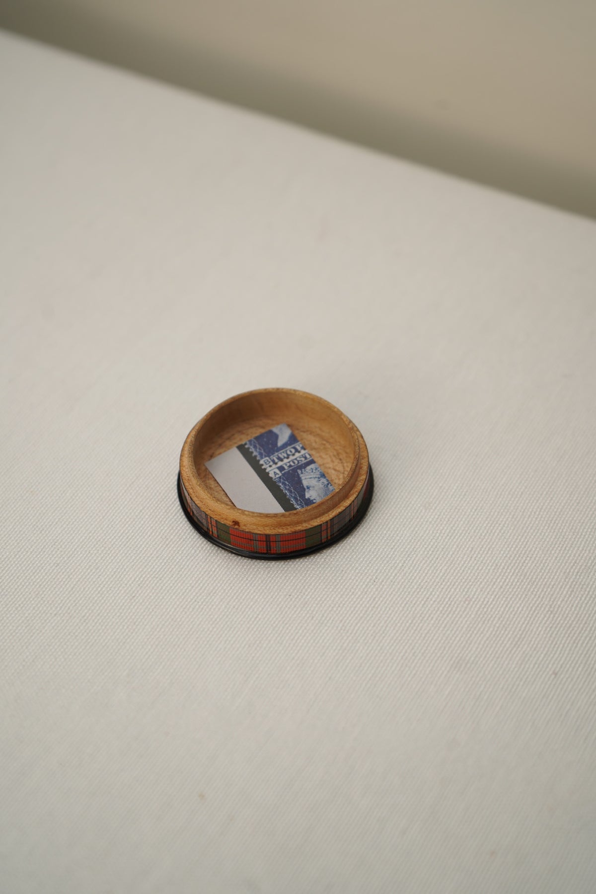 Victorian Scottish Tartanware Stamp Boxes with Queen Victoria Motifs, M'Lean