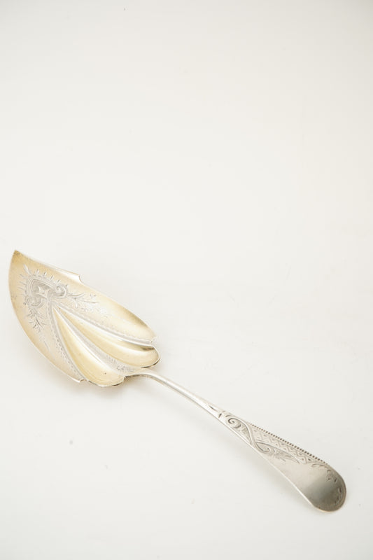 Antique Sterling Silver Serving Slice Spatula