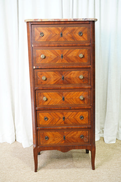 Antique French Louis XVI Lingerie Chest | French Chest of Drawers