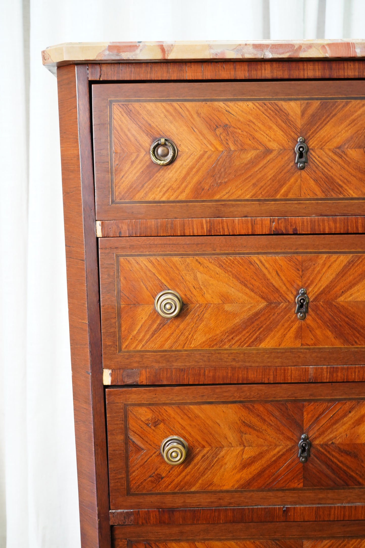 Antique French Louis XVI Lingerie Chest | French Chest of Drawers