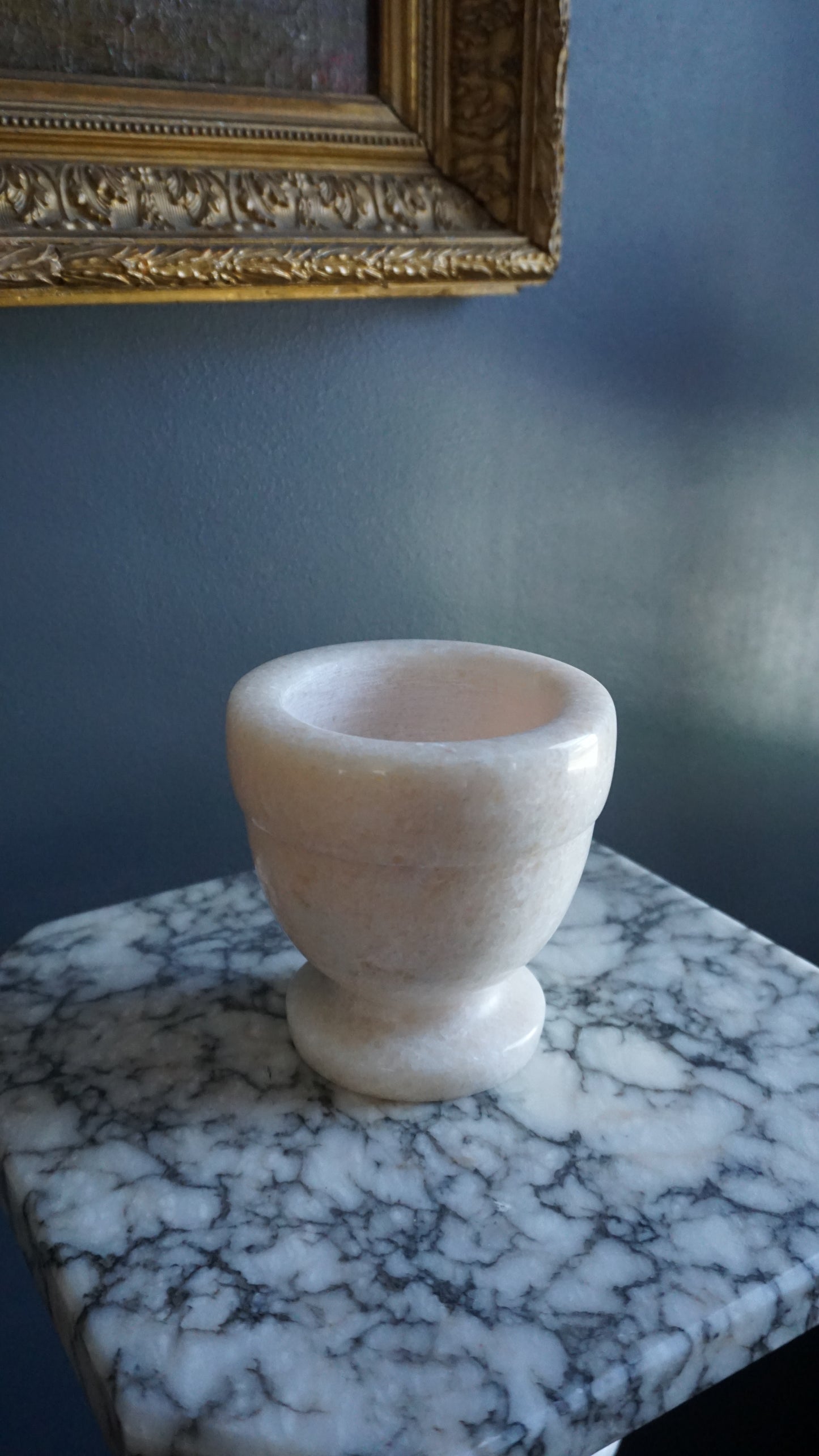 Italian Alabaster Mortar Bowl