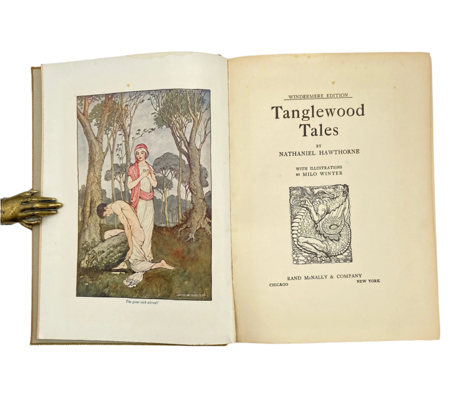 "Tanglewood Tales" Victorian Cloth Book