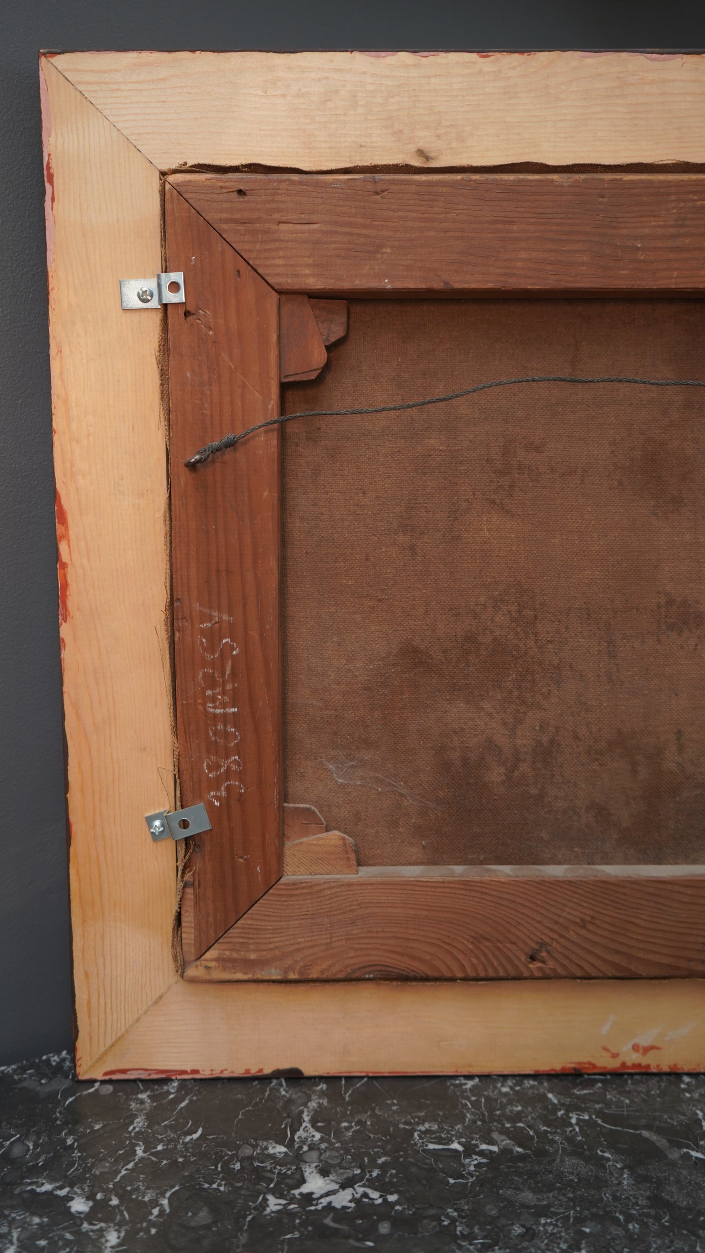 Antique 1905 Oil Painting Still Life with Fruit, Book & Earthenware Jar | Signed K.E.