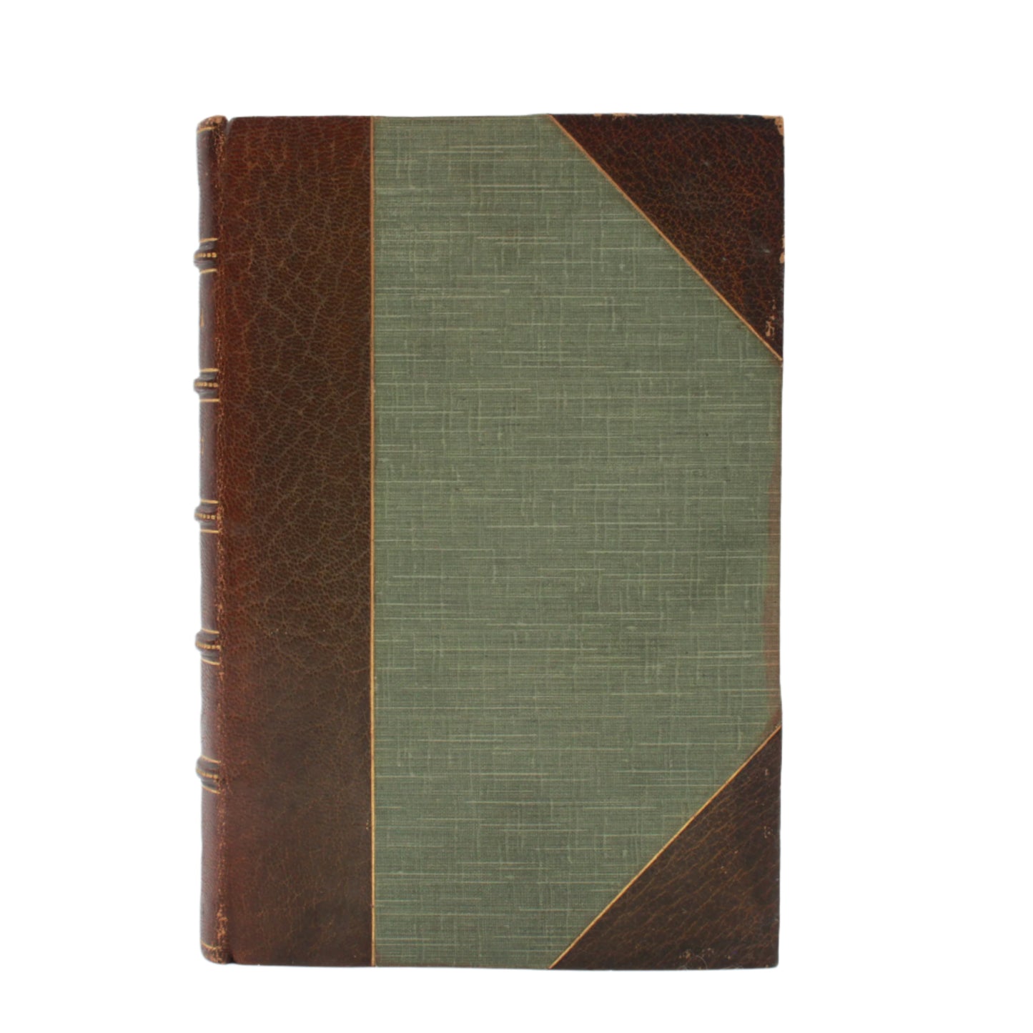 1907 "Delicia" Brown Half Leather Book