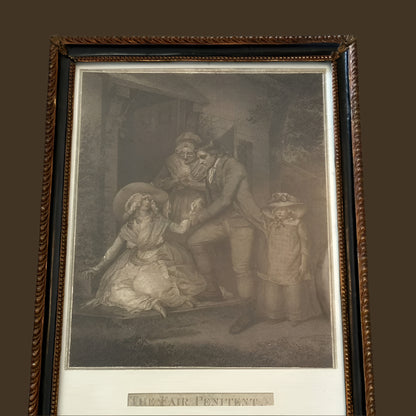 1789 Antique Stipple Engravings by John Raphael Smith (1751–1812) after a painting by George Morland (1763–1804)