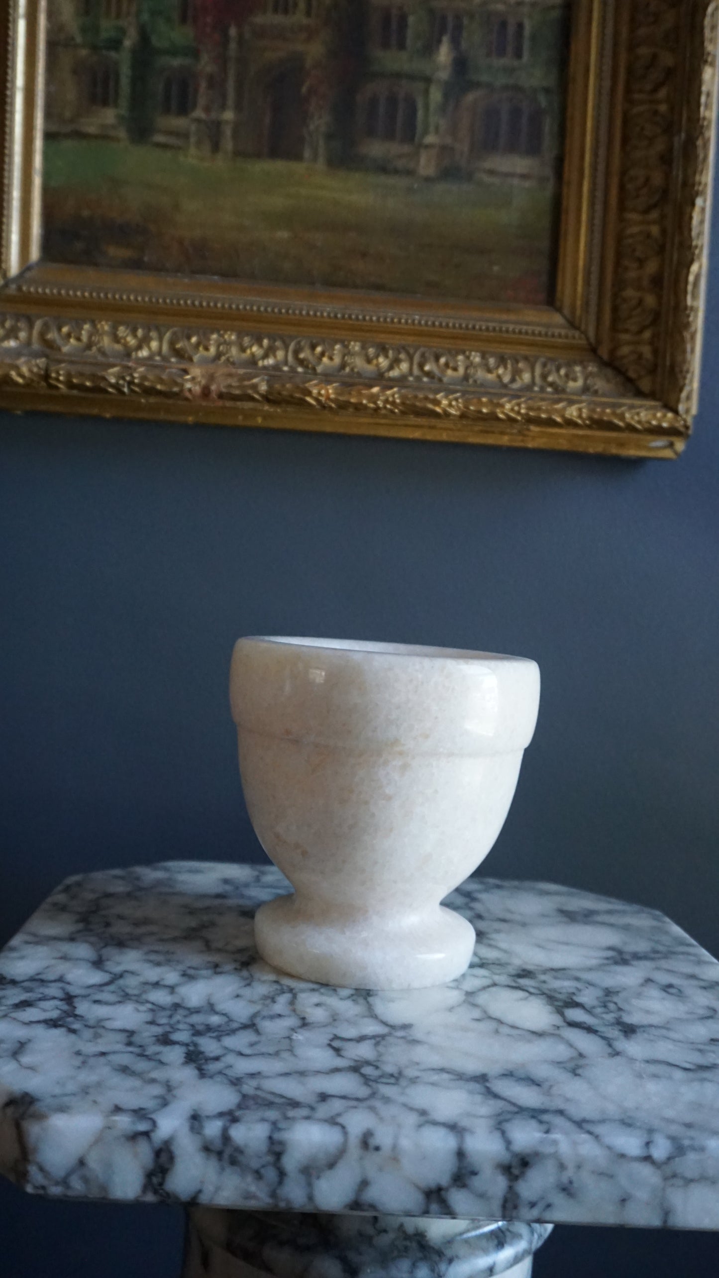 Italian Alabaster Mortar Bowl