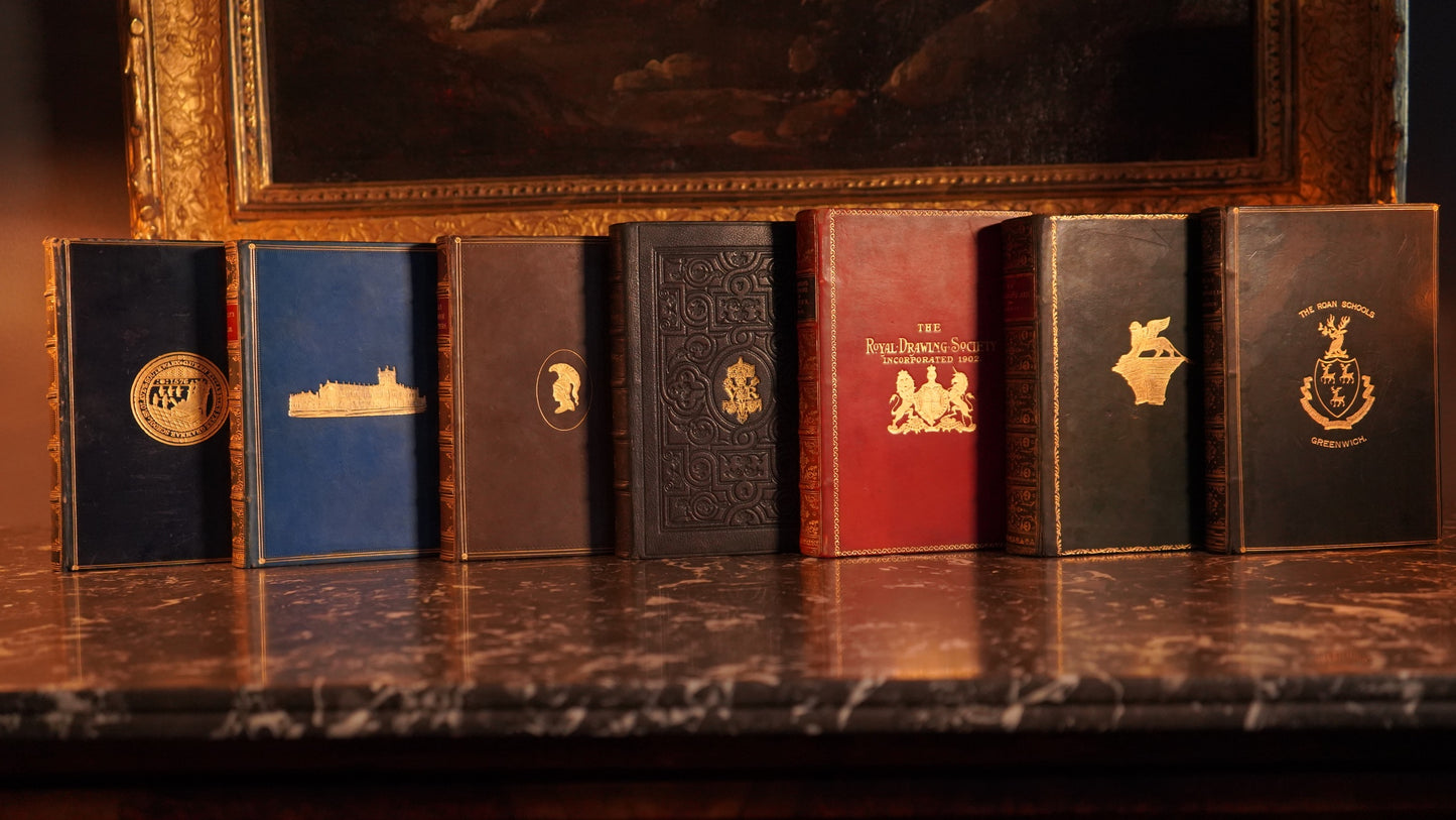 1872 " The Early Flemish Painters: Notices of Their Lives and Works" Full Leather Book