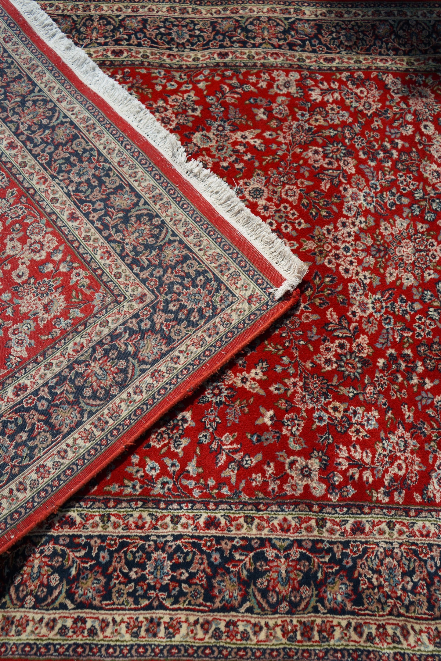 Vintage Persian Kashan-style Area Rug