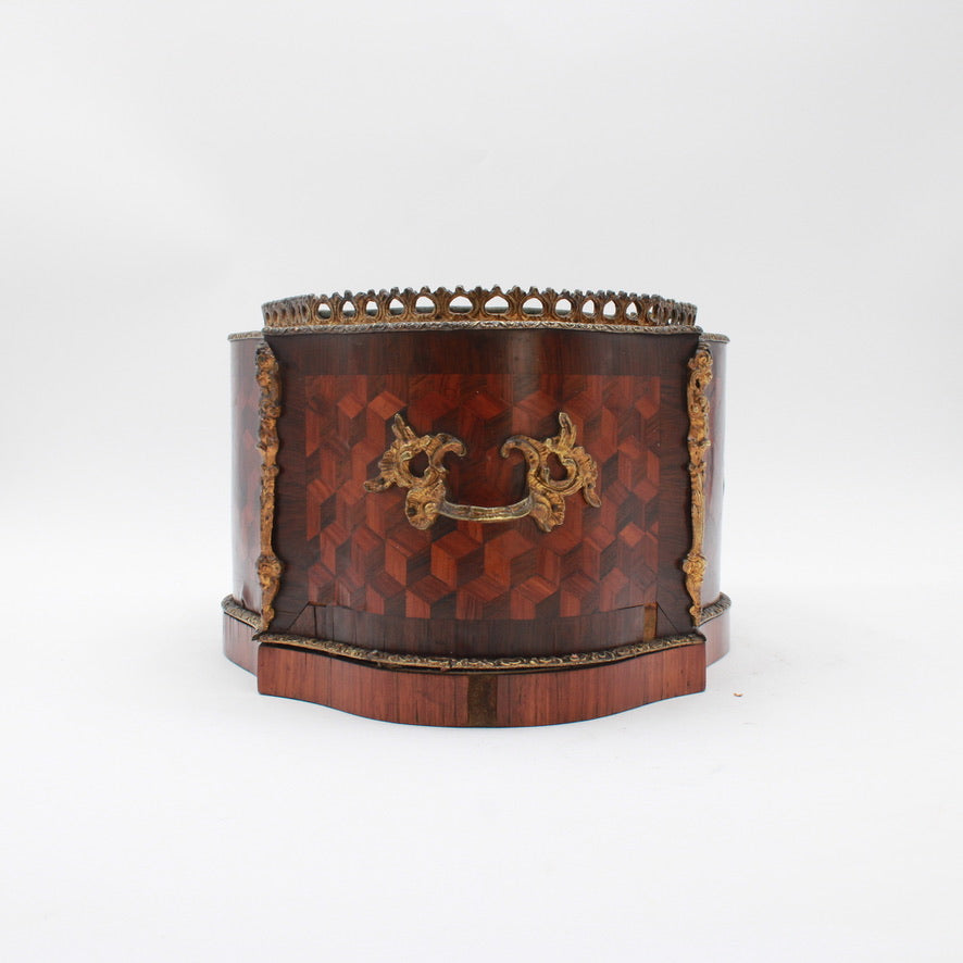 Napoleon III Marquetry & Ormolu Jardinière, Circa 1860–1880