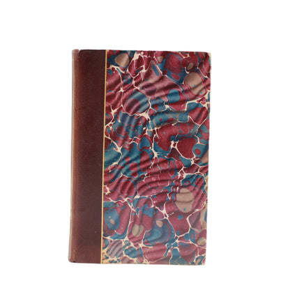 2 Vol. "Comédies et Proverbes" French Half Purple Leather Books