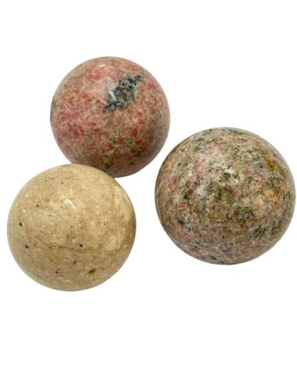 Set of 3 Marble Orbs