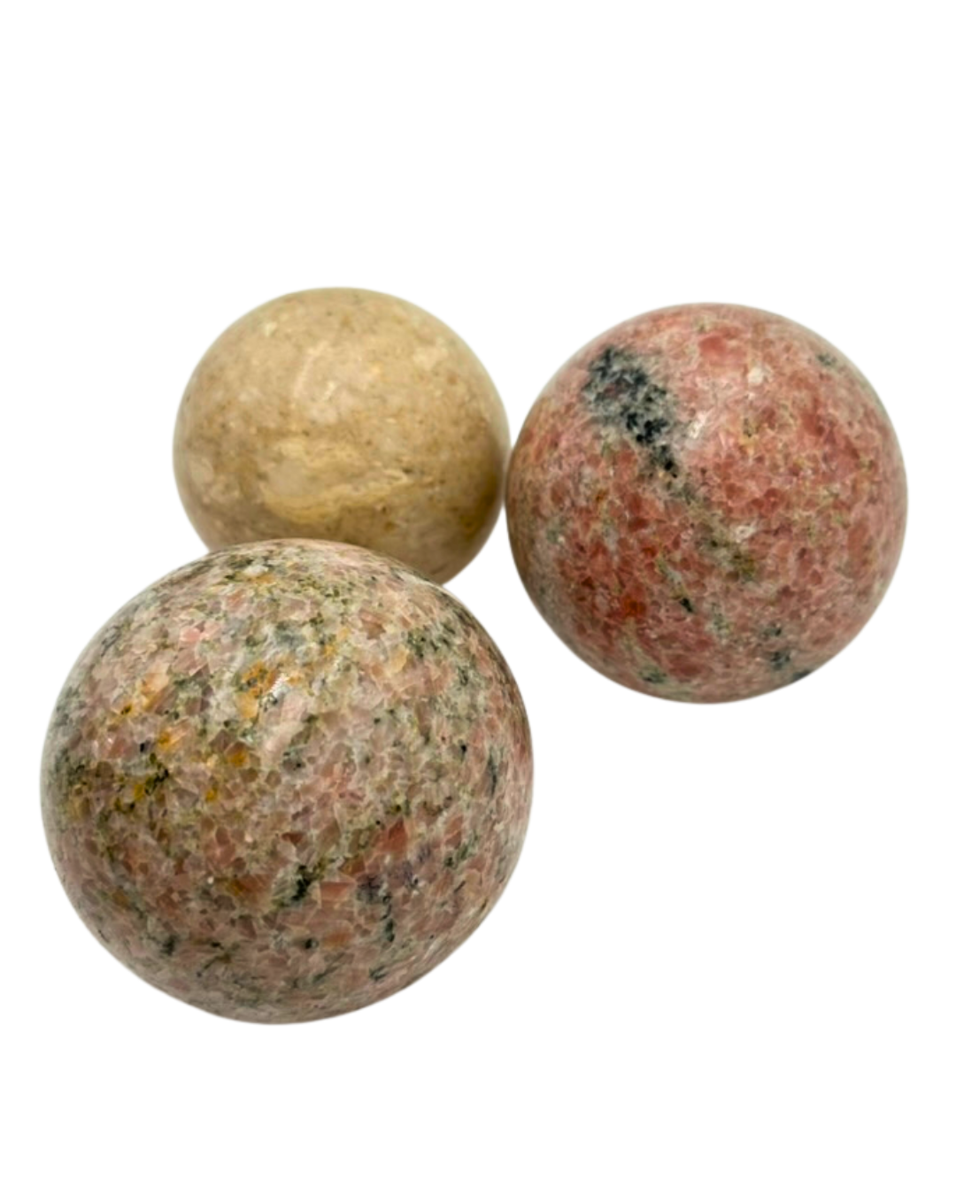 Set of 3 Marble Orbs