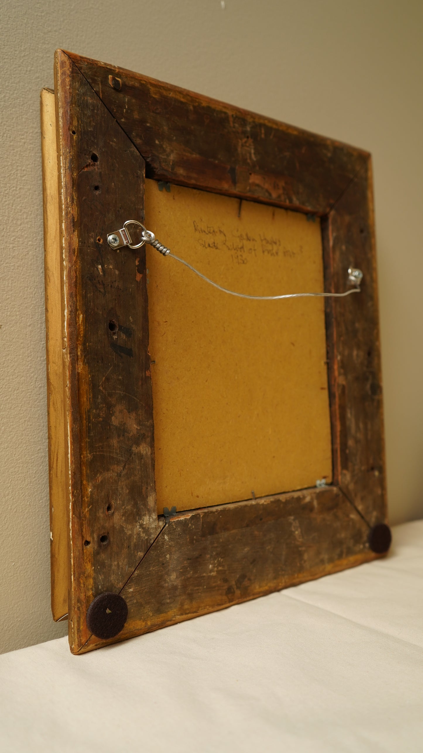 1930 Slade School Portrait Study After the Old Masters | Oil on Board by Gordon Hughes