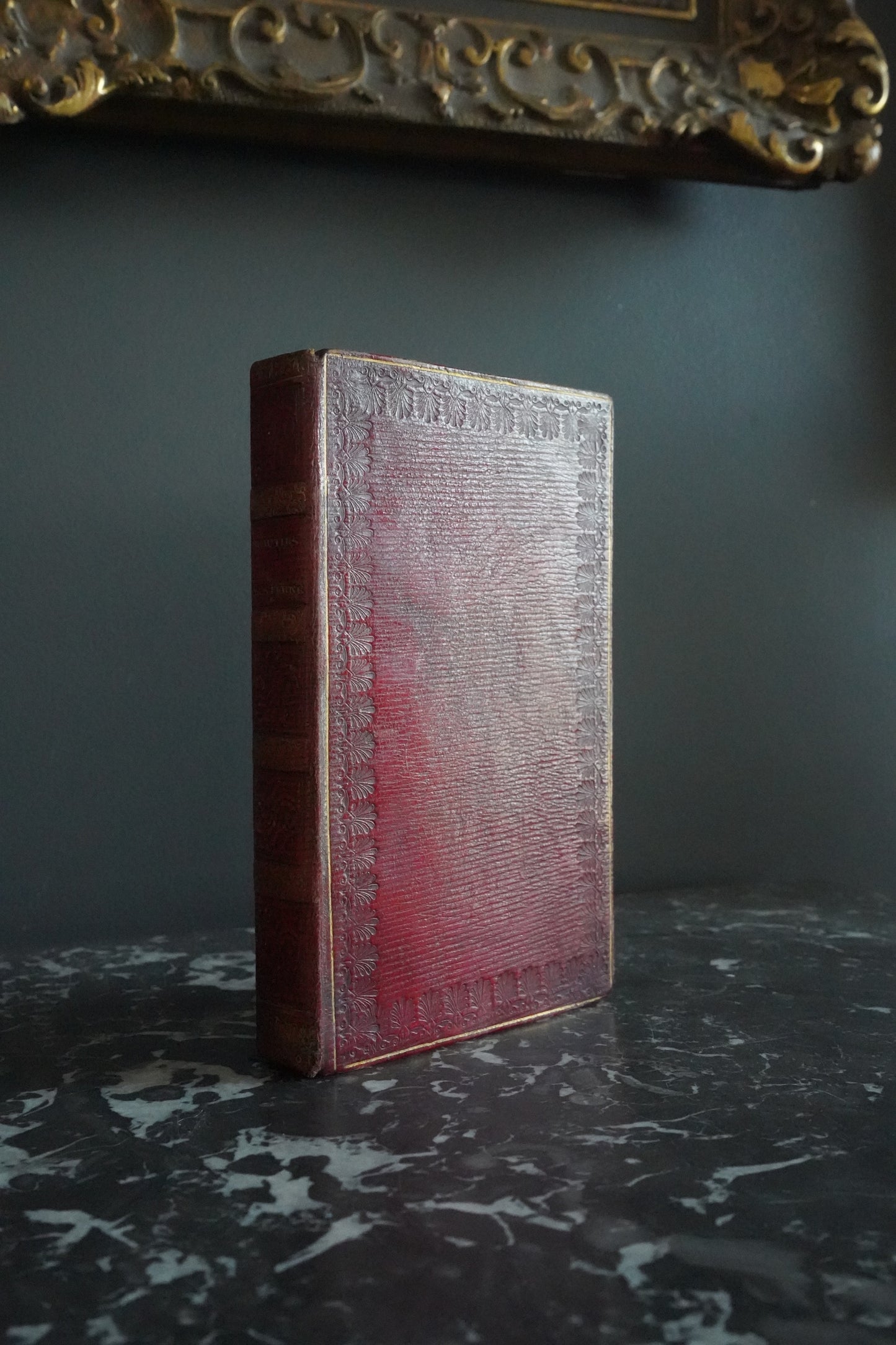 1799 The Beauties of Sterne | Fine Red Morocco Binding with Gilt Edges | 13th Edition Georgian Literature
