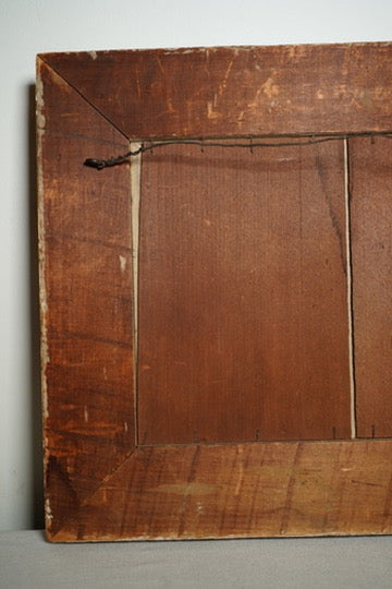 Victorian Irish Castle Ruin Oil Painting, Likely Blarney Castle, Signed L. S. C 1888, in Deep Gilt Frame