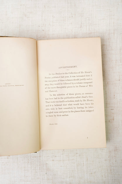 Thomas Hood Poems of Wit and Humour 1853