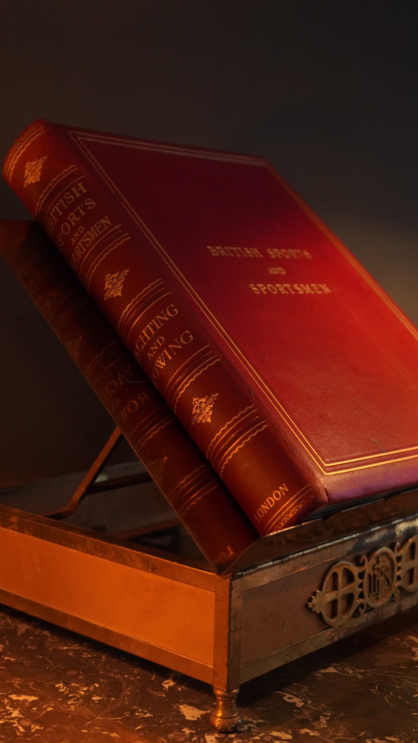 Antique Brass Adjustable Bible Book Stand