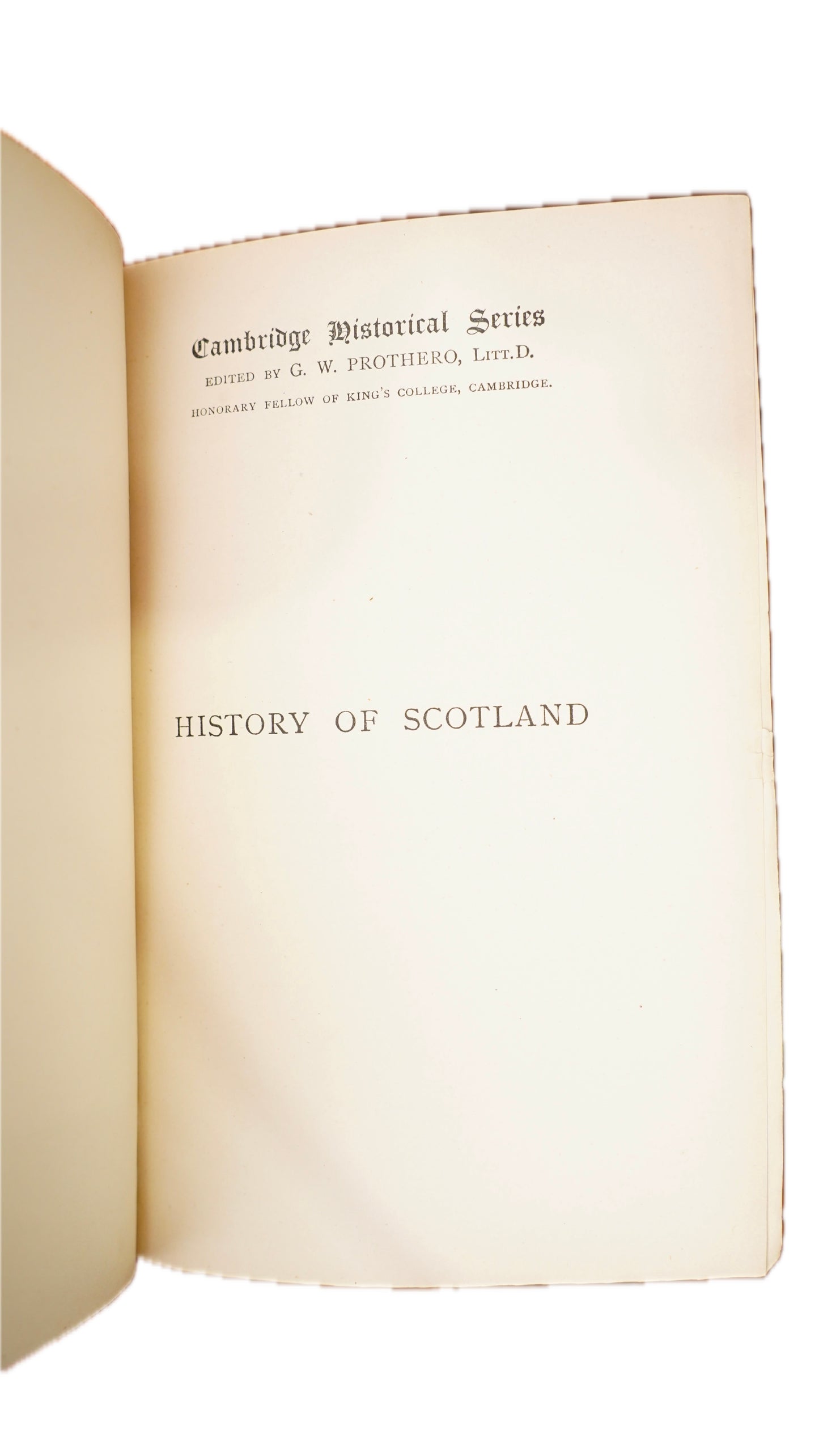 Antique Hume Brown History of Scotland 1909 Three Volume Set