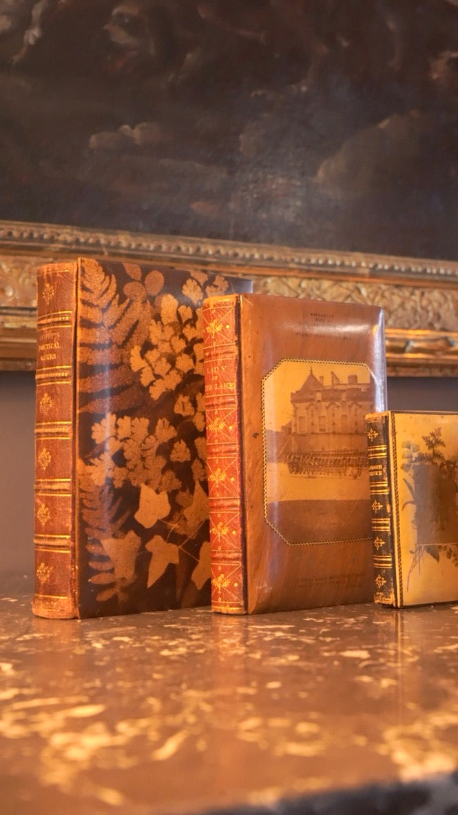 Mauchline Binding 1849 "The Poetical Works of Sir Walter Scott"