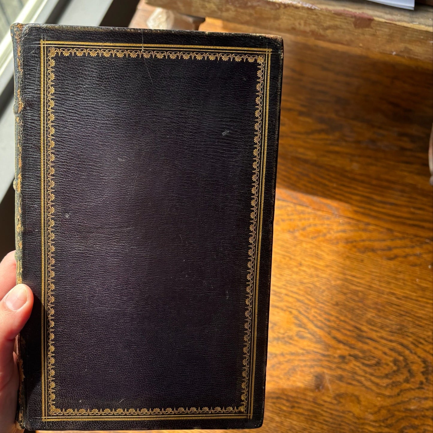 4 Volumes 1815 & 1816"The Antiquarian Itinerary" Full Black Moroccon Leather Book