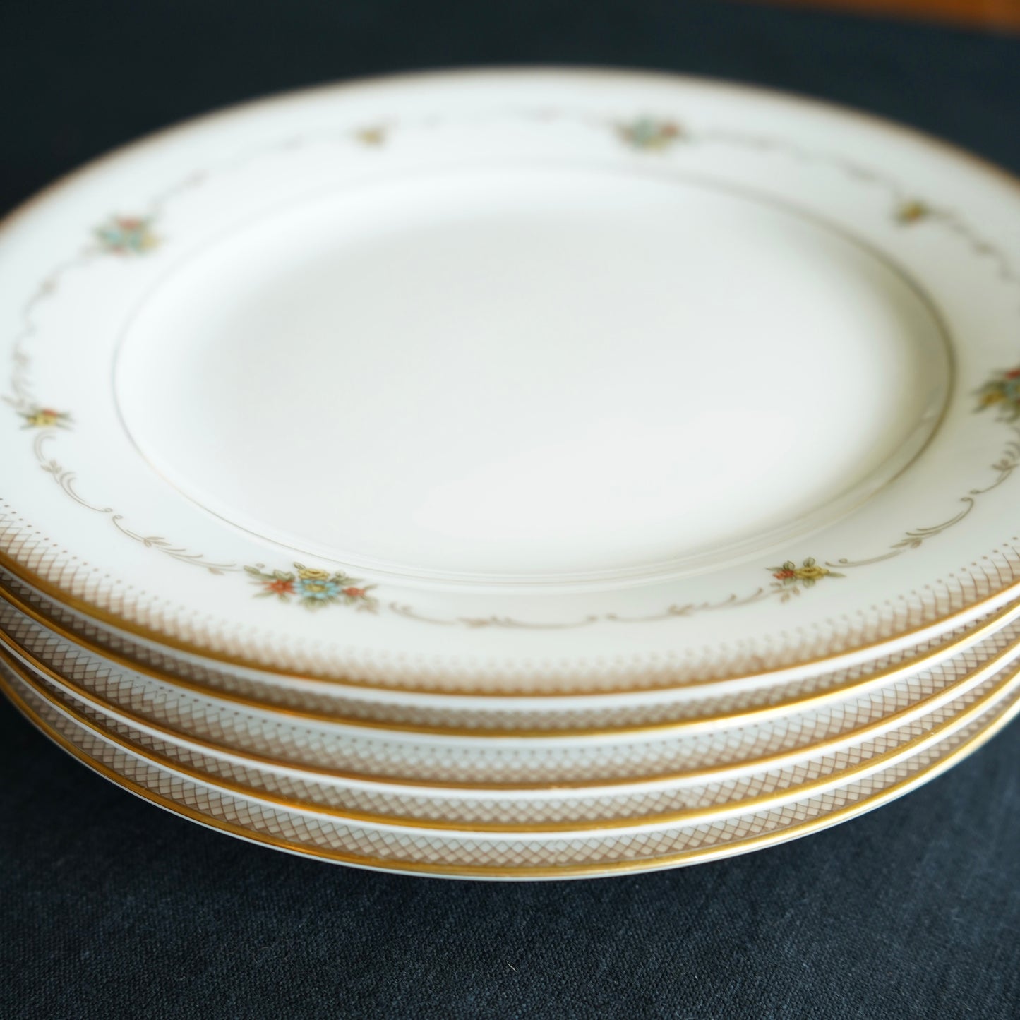 Mid-Century Noritake ‘Joanne’ Bone China Side Plates (Set of 5)