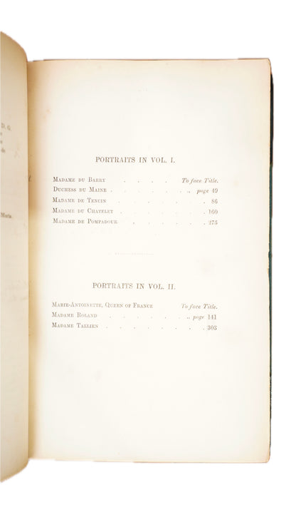 Julia Kavanagh Woman in France 1850 Antique Half-Leather Books Two Volumes