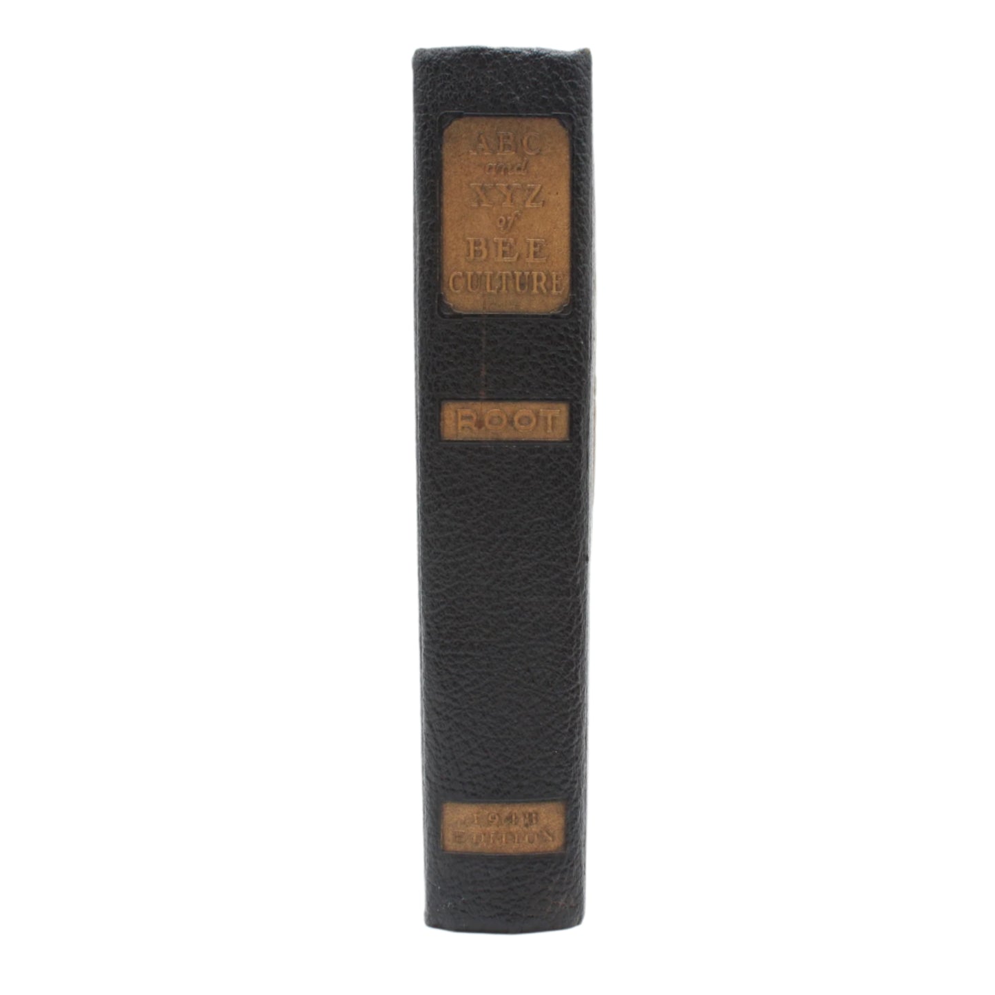 1948 "The ABC and XYZ of Bee Culture" Black Full Leather Book
