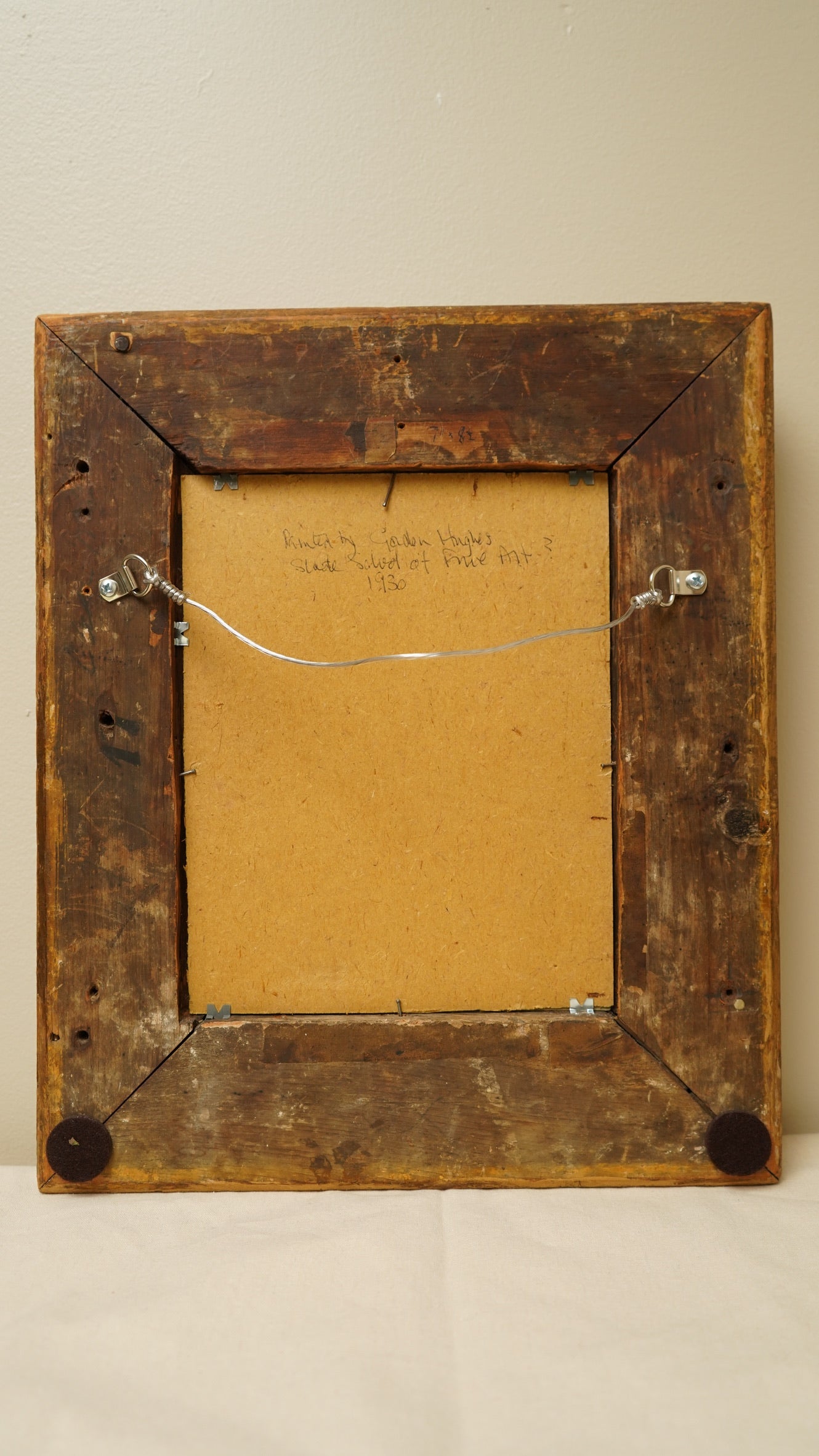 1930 Slade School Portrait Study After the Old Masters | Oil on Board by Gordon Hughes