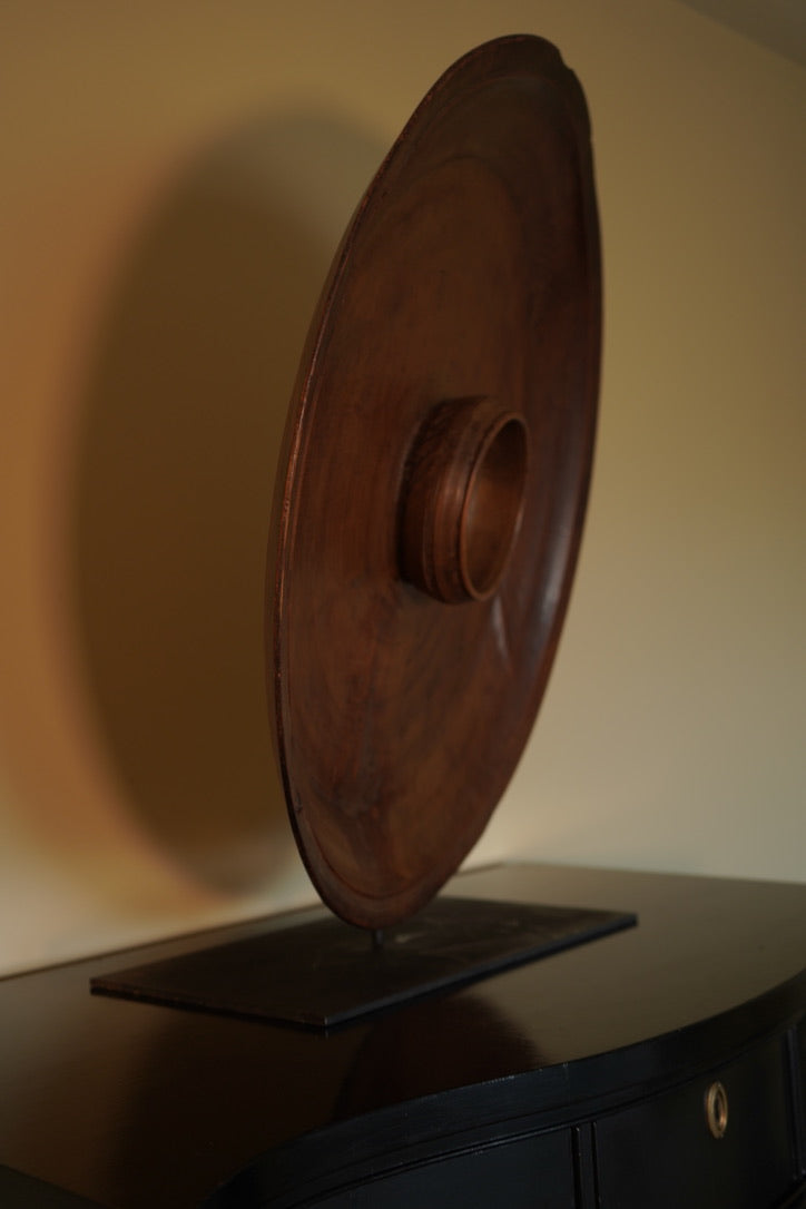 Antique English Carved Oak Sculptural Statement Piece