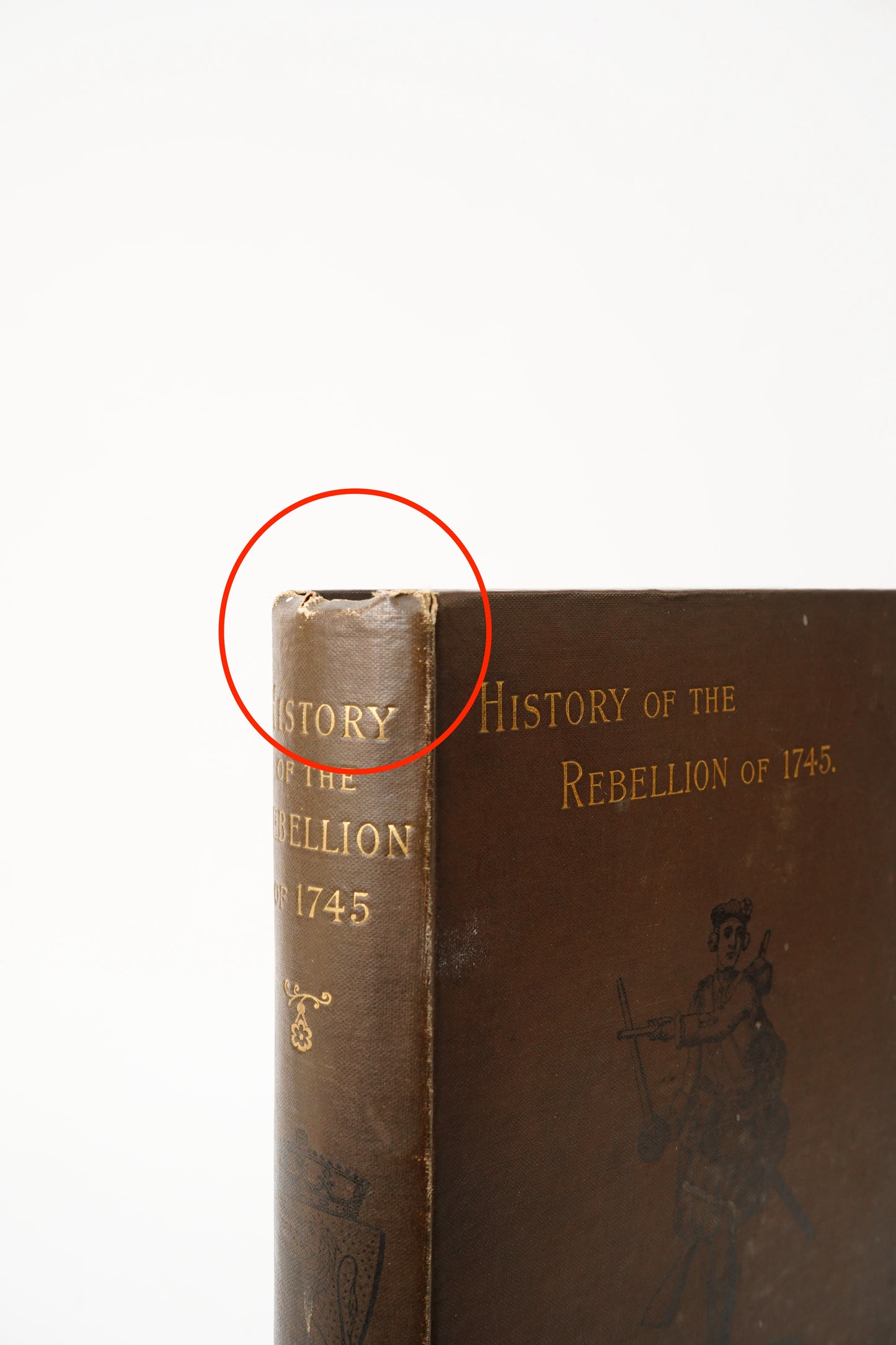 1745 Victorian Jacobite History Cloth Book
