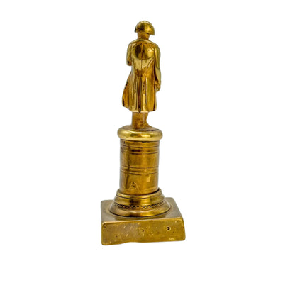 Late 19th Century Miniature Brass Figurine of Napoleon