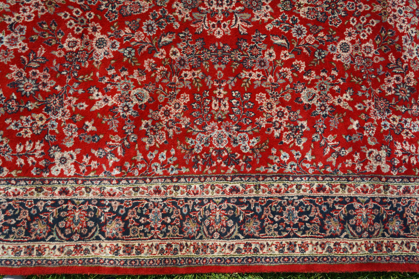Vintage Persian Kashan-style Area Rug