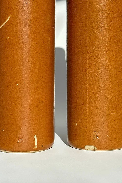 Antique 19th Century Salt-Glazed Stoneware Bottle with Maker’s Mark