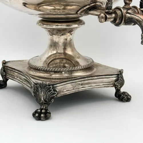 Elegant Late Victorian Silver-Plated Hot Water Urn / Samovar, Circa 1890