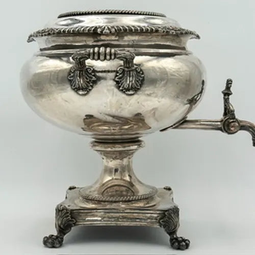 Elegant Late Victorian Silver-Plated Hot Water Urn / Samovar, Circa 1890